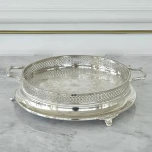Top Trending Elegant Luxury <b>Metal</b> Serving Tray Customized Shape Stainless Steel Chocolate Tray Hotels Home Kitchen Use <b>Mirror</b> - Product Image 4