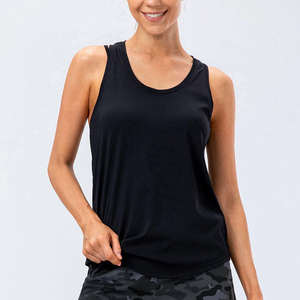 Camiseta sin mangas de secado rápido de algodón transpirable con logotipo personalizado para mujer, camiseta sin mangas cómoda para gimnasio, Fitness, Material de alta calidad - Product Image 6