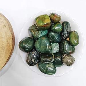 Piedra de sangre natural a granel, cristales de caída, piedras curativas pulidas, Reiki, Chakra, equilibrio de energía, piedras preciosas semipreciosas - Product Image 3