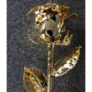 Luxury Design Decorative 24K Gold Rose Vintage 24K Gold Plated Flower Perfect Gift for Mother's Day Christmas <b>Valentines</b> Day - Product Image 3