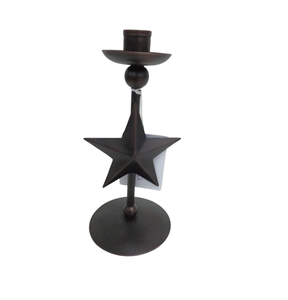 Soporte de Adviento de hierro de diseño único Acabado en bronce para uso Fiesta de Navidad Iluminación Decoración Portavelas Hecho a mano - Product Image 4