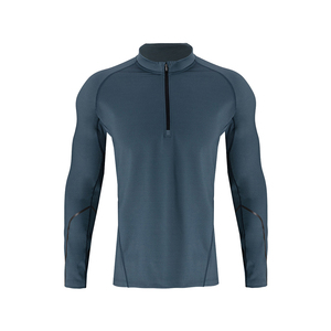 Vente en gros personnalisée couleur unie quart de fermeture éclair respirant Performance Golf pull Sports Fitness 1/4 quart de fermeture éclair pour les femmes - Product Image 3