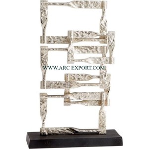 Escultura de forma redonda llamativa única, Arte Creativo moderno, decoración del hogar, esculturas de acentos de mesa a precio mayorista - Product Image 4