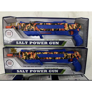 ปืนของเล่นยิงเกลือแบบอิเล็กทรอนิกส์ รุ่นใหม่ สีดำ ปืนของเล่นยิงเกลือ ปืนยิงยุงแบบเลเซอร์ ปืนฉีดไฟฟ้า - Product Image 5