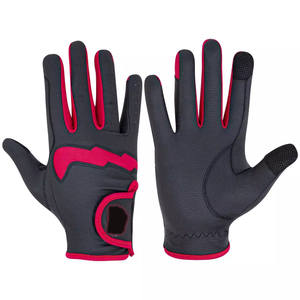 Meilleures ventes 2026 Nouvelle conception Haut de gamme Gants d'équitation personnalisés avec logo imprimé à vendre Fabriqués au Pakistan - Product Image 1