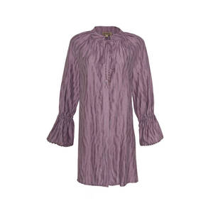 Túnica Holgada de Gasa Estilo Bohemio con Lazos para Mujer, Oficina, Otoño - Product Image 1