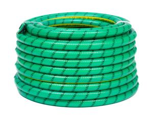 Juego de tubos de manguera de agua de jardín de PVC de 3/4 \ "Características flexibles a prueba de fugas Carretes de riego de material de acero suave Estilo Miami - Product Image 1