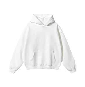 Pulls à capuche d'hiver imprimés avec logo personnalisé pour hommes, sweatshirts surdimensionnés à manches longues - Product Image 2