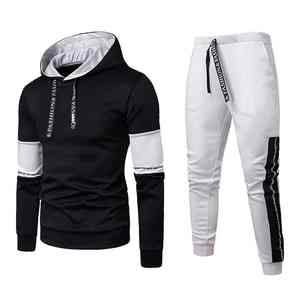 Nouveau design surdimensionné survêtement pour hommes-décontracté Streetwear t prix de gros sweat ensemble survêtement unisexe respirant - Product Image 6
