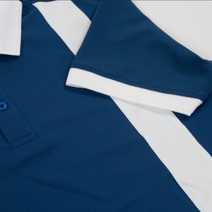 Polo de sécurité haute visibilité avec logo personnalisé pour hommes, t-shirts, pantalon orange fluorescent, bleu, jaune, vert, rouge, taille ordinaire, imprimé en maille - Product Image 2