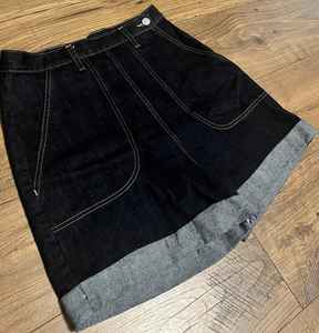 Vintage S Taille Denim Shorts Jeanagers Autre Artisanat Jeans Pantalon Court - Product Image 3