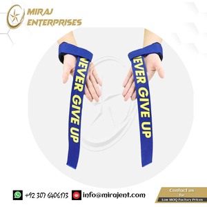 Banda de soporte de muñeca con mancuernas proveedor mayorista tira de levantamiento de pesas gimnasio Fitness levantamiento de pesas correas de agarre de mano - Product Image 4