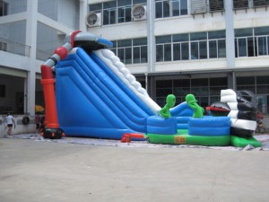 <b>Inflatable</b> UFO Slide with PVC Coated Cloth Universal Use - Product Image 2