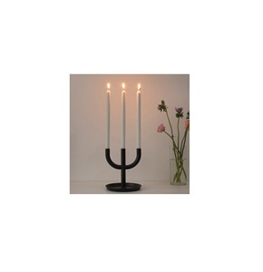Bougeoir en fer noir de qualité exclusive bougeoir décoratif au design standard au prix le plus bas - Product Image 1