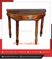 Vente en gros en vrac Inde Table console de luxe en bois au design moderne Fournisseur de gros personnalisé Meubles de maison pour le salon table basse