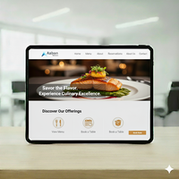 Sitio web de restaurante con menú y diseño de reserva Expertos web profesionales en EE. UU. que ofrecen una solución en línea confiable y asequible