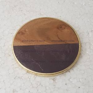 Burning Finish Wooden <b>Round</b> Shape Coaster Unique Quality <b>Mats</b> <b>Table</b> Decoration Home and Kitchenware Used New Style <b>Mats</b> & Pads - Product Image 6