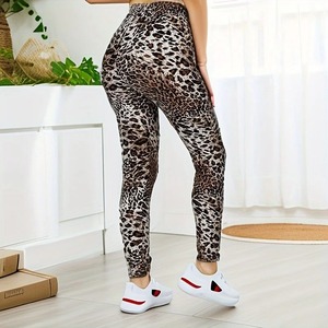 Sortant Sexy femmes 9 points caleçons nouveau motif léopard à rayures colorées à la mode roman Leggings décontractés pour la taille du printemps - Product Image 6