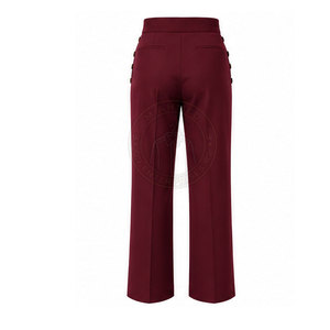Pantalon de guerre napoléonien sur mesure pour homme, coupe droite, en toile, design historique classique, léger et confortable - Product Image 2