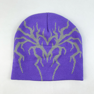 Soft Cotton Knit <b>Beanie</b> Hat for Men Women, Breathable Lightweight <b>Slouchy</b> Cap, Stylish Daily Wear and Street Fashion Look - Product Image 5