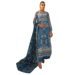 Venta caliente diseñador Boutique estilo Shalwar Kameez trajes indios paquistaníes vestidos bordado pesado trabajo a mano ropa de mujer - Product Image 6