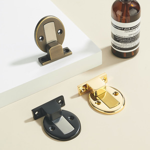 Moderno in ottone solido invisibile porta di arresto spazzolato ottone forte magnetico silenzioso fermaporta <span class=keywords><strong>per</strong></span> cucina camera da letto <span class=keywords><strong>bagno</strong></span> dorato - Product Image 3