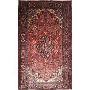 Tapis tissés à la main, style artisanal vintage, motif géométrique rouge, en laine et coton, pour la décoration du sol de la maison ou du bureau. - Product Image 1