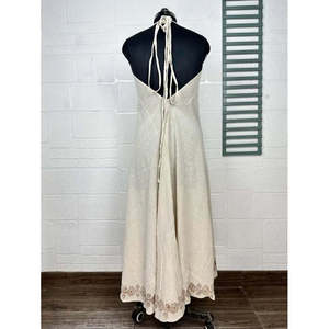 Robe magique en jute bio, style bohème chic, légère, mode durable pour toutes les occasions, vêtements de vacances écologiques - Product Image 5