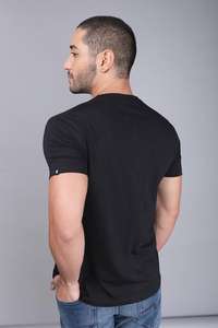 T-shirt pour homme en coton 100% grande taille, imprimé multi-couleurs personnalisé, respirant, logo avant, t-shirt uni en gros, impression de t-shirt - Product Image 2