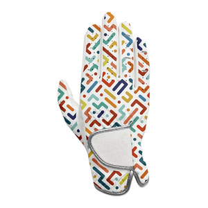 Venta al por mayor de guantes de golf de cuero Cabretta con logotipo personalizado para todo tipo de clima para hombres transpirables con piezas de embalaje OEM - Product Image 6