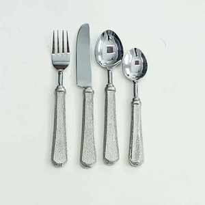 Elegante y duradero apto para lavavajillas de acero inoxidable 304, juego de cubiertos ecológicos seguros para alimentos, mango de diseño real para negocios - Product Image 3