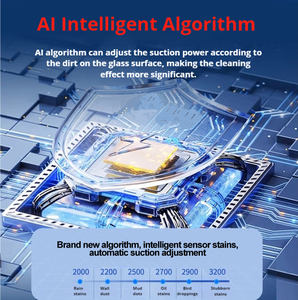 Robot de nettoyage de vitres automatique intelligent avec contrôle APP à double pulvérisation d'eau pour le lavage des vitres - Product Image 5