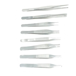 8 fórceps surtidos de tejidos Adson, instrumentos quirúrgicos/médicos, acero inoxidable - Product Image 1