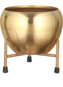 Maceta de metal de latón hecha a mano para decoración del hogar personalizada y económica - Product Image 6