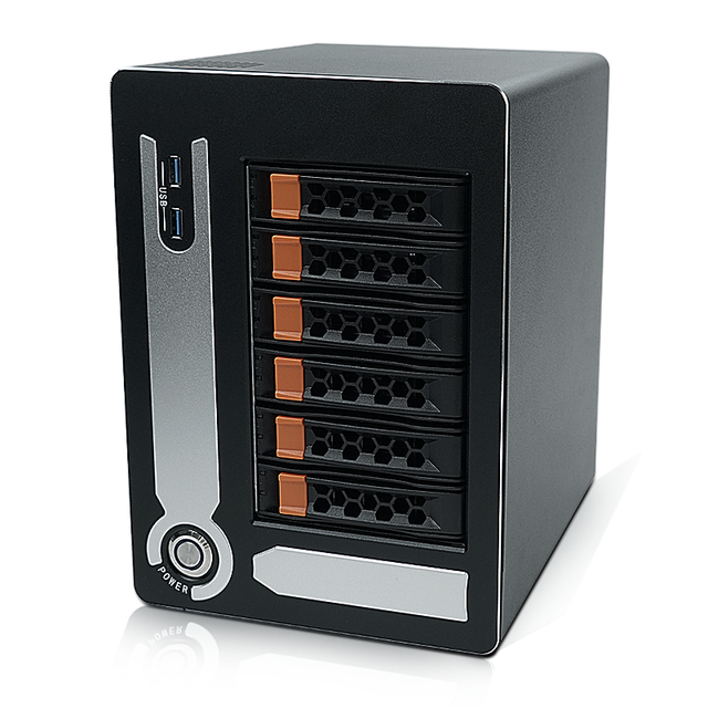 Ssd Nas Storage Personal 6 Bay Server Computer B365 Six Hard Disk Slots Nas Cloud Storage case for Nas Server