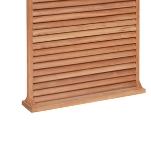 Paravent de luxe à panneau unique en teck massif pour un séparateur de pièce élégant avec un aspect naturel - Product Image 6