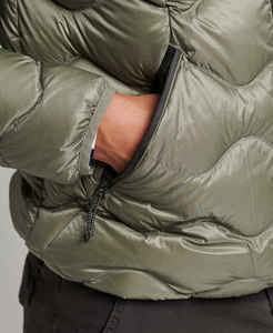 2025 nueva llegada fabricantes burbuja personalizada más gruesa Puffer burbuja chaqueta con cremallera acolchada chaqueta de invierno - Product Image 5