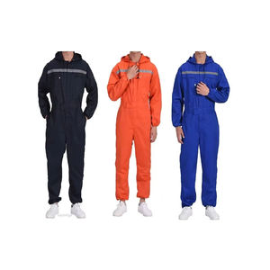 ชุดคลุมเพื่อความปลอดภัยชุดคลุมทำงาน Hi VIS สะท้อนแสงแสงน้ำหนักเบาชุดทำงานเสื้อคลุมเซฟตี้ผลิต - Product Image 6