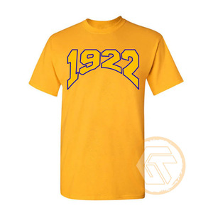 Camiseta de Sororidad Sigma Gamma Rho de GREEK TREASURES al por Mayor, 100% Algodón Jersey, Cuello Redondo, Bordada, Transpirable para Verano - Product Image 5