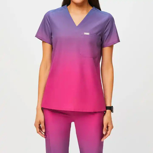Nueva moda uniformes médicos enfermería Scrubs Joggers Scrubs conjuntos uniformes masculinos y femeninos Scrub Sets - Product Image 3