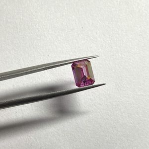 Diamante suelto cultivado en laboratorio, certificado por IGI, corte esmeralda rosa, 5 quilates, color D E F, brillo, claridad, destello, elegancia, perfecto para joyería - Product Image 2