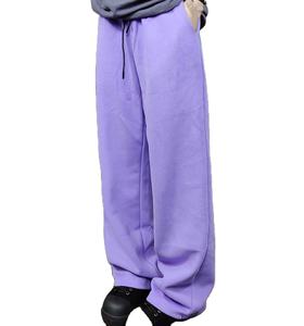 Pantalon de survêtement personnalisé pour homme, coupe droite, en molleton de coton, décontracté, coupe ample, avec poches latérales pour le jogging - Product Image 1