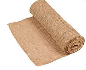 Chemins de table en toile de jute rustique naturelle Chemins de table rectangulaires en tissu de jute pour mariages Touche rustique naturelle parfaite - Product Image 4