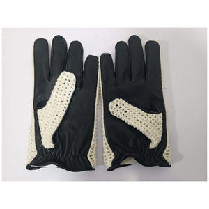 Guantes de carreras de coches transpirables de cuero personalizados con agarre mejorado no ignífugos para uso en deportes de motor al aire libre - Product Image 3