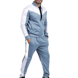 Ensemble de survêtement pour homme en polyester sur mesure OEM, veste et pantalon de jogging, design personnalisé, chaud, confortable, streetwear décontracté - Product Image 1