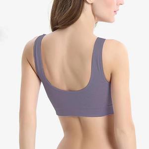 Lot de 3 soutiens-gorge de sport sans couture Soutien-gorge de yoga avec coussinets amovibles pour femmes - Product Image 4