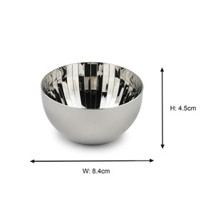 Tazón de servicio de acero inoxidable de gran tamaño para Decoración de mesa de cena tazón de servicio de tamaño personalizado para restaurante a muy bajo costo - Product Image 3