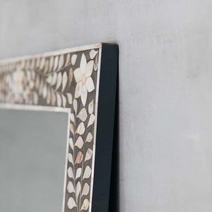 Espejo de pared madre perla con patrón moderno de AURA artesanal Premium más vendido precio económico con marco artístico elegante hecho a mano - Product Image 5