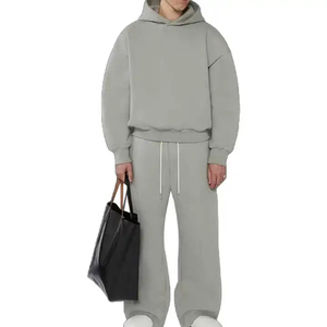 เซ็ตกางเกงแบบมีฮู้ดทรงหลวมมีฮู้ดและกางเกงสำหรับวิ่งชุดวอร์มสำหรับฤดูหนาว - Product Image 6