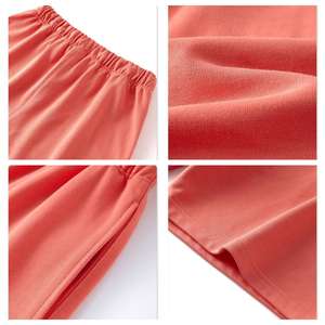 Pantalones Cortos Deportivos Casuales Personalizados de 140g, con Cordón, 80% Algodón, 20% Poliéster, Tejido de Secado Rápido y Transpirable, para Hombre y Mujer, para Gimnasio y Deporte - Product Image 3